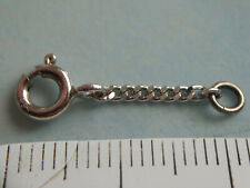 Panzer Verlängerungskette Weißgold 585 Länge 31 x 1,8 mm,Kettenverlängerung Gold