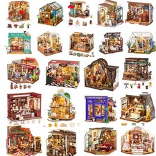 Rolife 1:24 Puppenhaus Möbel DIY 3D Holz Miniatur Dekor Weihnachts Kind Geschenk