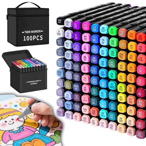 100 farben marker - 100,