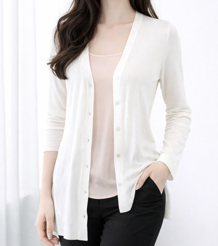 Strickjacke fontana weiß - strickjacke,