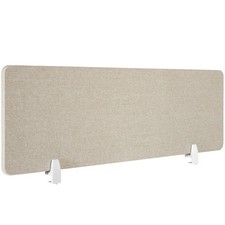 Schreibtisch Trennwand Noisy mit abgerundeten Ecken Trennwand beige B-Ware