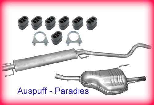 Abgasanlage auspuff für opel - abgasanlage,