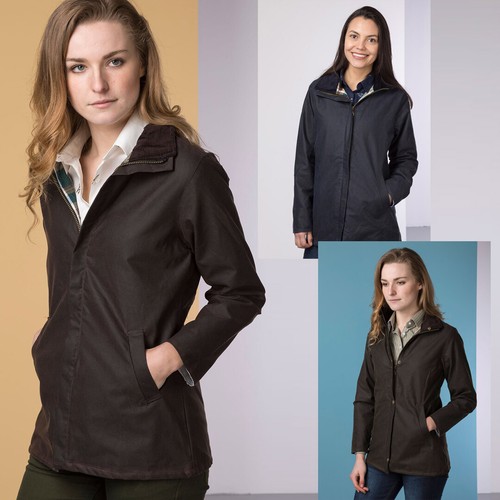 Damen wachsjacke rydale cawood - damen,