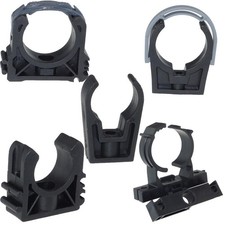 PVC Rohrschelle PP Rohrklemme für PVC Rohr PE Rohr mit und ohne Bügel