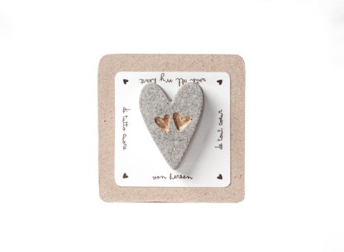 Terrazzo herzmagnet von - herzmagnet, "von