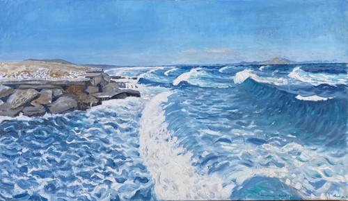 Großes ölbild impressionist - großes,