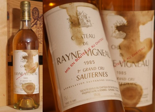 1985er chateau rayne vigneau - chateau,