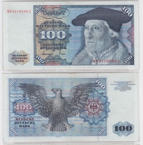 T146329 banknote 100 - banknote, dm