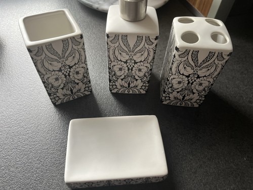 Bad accessoires set florales - set,