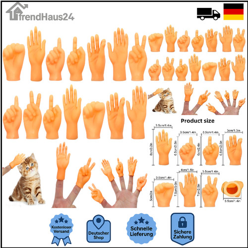 Fingerpuppen set stück - fingerpuppen, 14