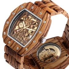Handmade Men Watch Skeleton