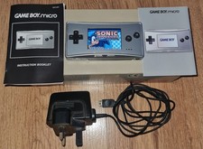 GameBoy Micro/Silber - Boxed +
