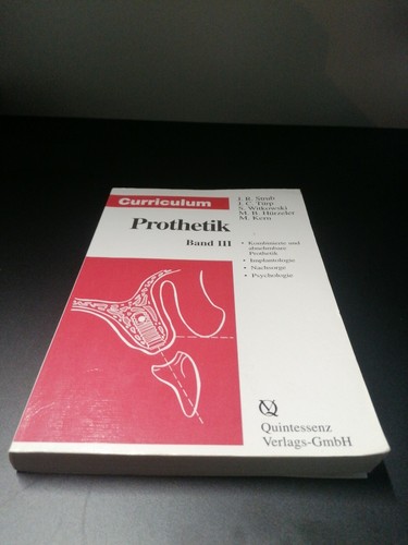 Curriculum prothetik band 3 - curriculum, prothetik: