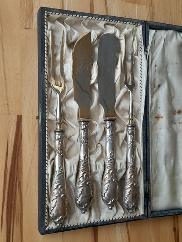 Antikes vorlegebesteck 800er - antikes,