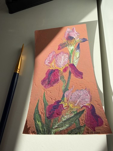 Original blumengemälde - original,