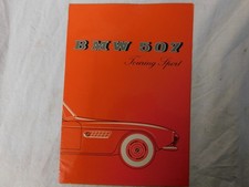 bmw 507 oldtimer 100% original prospekte brochure auf Deutsch