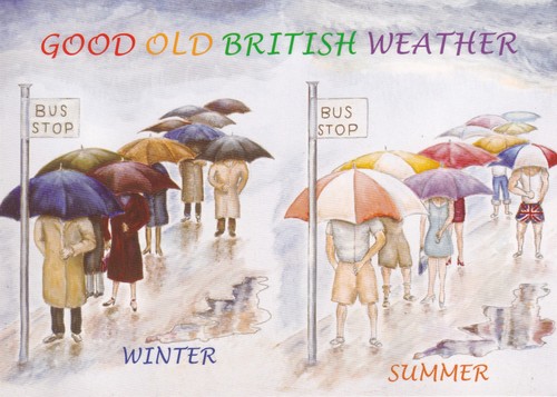 Gutes altes britisches wetter - gutes,