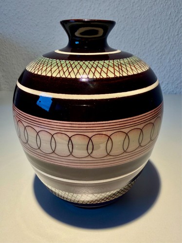 Seltene art deco heimberg vase - art,