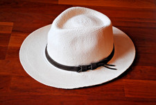 Panama Hut, Original, Toquilla Palmenfasern, Sonnenhut, Stetson Art, Gr. 59, neu