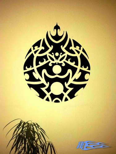 Wandtattoo ornament - wandtattoo,
