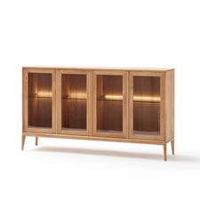 Sideboard 4 trg. Wildeiche massiv - Cube iT