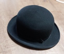 Alter Bowler Melone deutsches Fabrikat (PHV) mit „Crunk“-Prägung ca. 1920/40