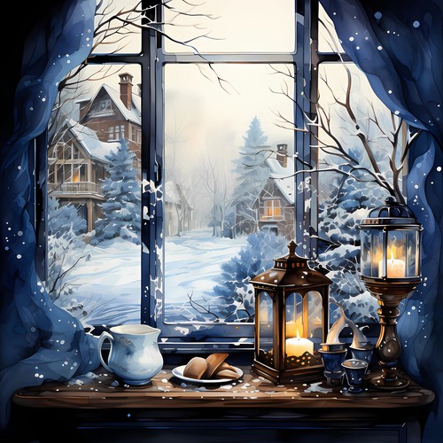 Deko bild vintage fenster - bild,