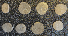 Islamische Silber AKCE Münzen/Zufälliges Osmanisches Reich 15. Jahrhundert Selten Original x8