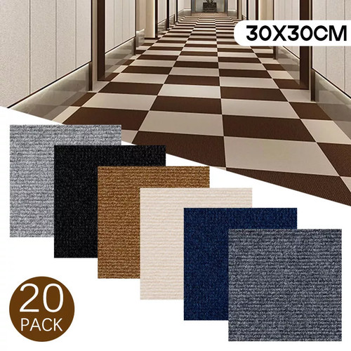 20x 30x30cm teppichfliesen - 30x30cm,