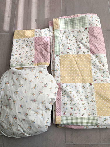 Blumen patchwork bettbezug - 💐blumen,