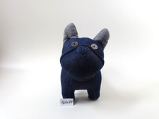 Jack & Jones Hund Französische Bulldogge Knopf Augen Stofftier Werbung (T225)