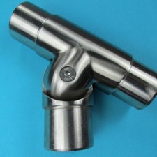 Edelstahl 42,4 mm T-Stück C