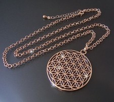 Kette lang Ohrringe Blume des