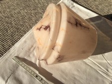 Lampenschirm Glas marmoriert Art déco alt