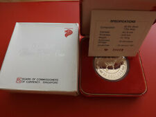 *Selten!Singapur 10 Dollar 1990 Silbe PP * Lunar * Jahr der Ziege 