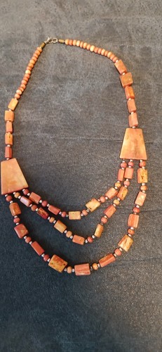 Vintage korallen kette - vintage,