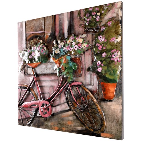 Wandbild metallbild relief - metallbild,