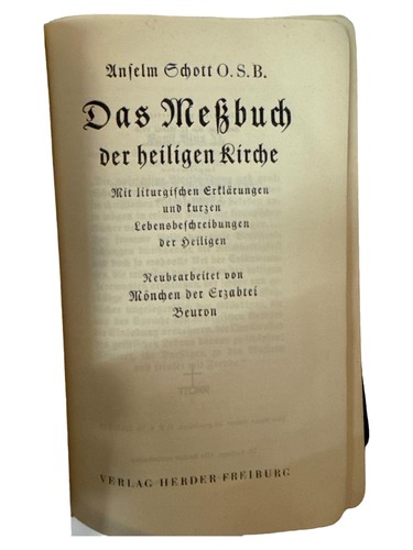 Das meßbuch der heiligen - das,