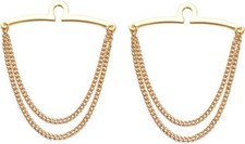 Krawattenkette Set Gold Silber