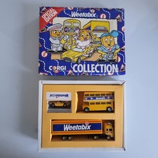 Vintage 1989 Corgi Collection Weetabix Special Edition Boxed Lorry Bus & Car