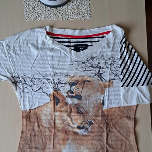 Marc cain damen shirt 38 - cain, gr.
