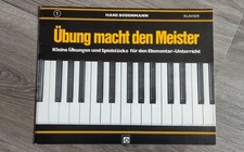 Klavierschule "Übung macht den Meister" von Hans Bodenmann und Verschiedenes