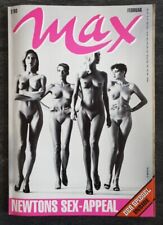MAX Magazin * 2/ 1993 Starfotograf Helmut Newtons Sex-Appeal, S. Remmler