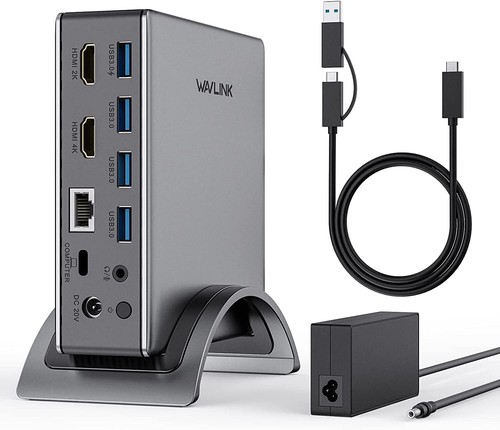 Usb dockingstation dual - dockingstation, hdmi