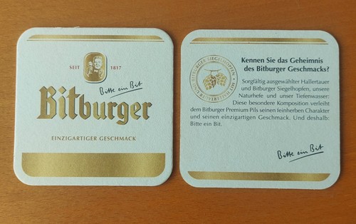 Bierdeckel bitburger - 1,