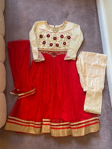 Damen rot und creme - , 3-teiliges