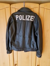 Lederjacke Polizei
