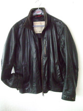 Lederjacke Herren Jacke Lederjacke Lammnappaleder Trenchcoat trapper camel 54 XL