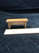 Sitzbank Bank Holz Sitzmöbel Puppenhaus Puppenstube alt antik