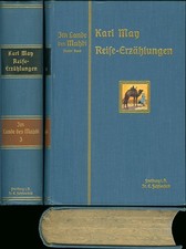 Karl May, Fehsenfeld blau, Im Lande des Mahdi 3, illustrierte Erstausgabe, 1910